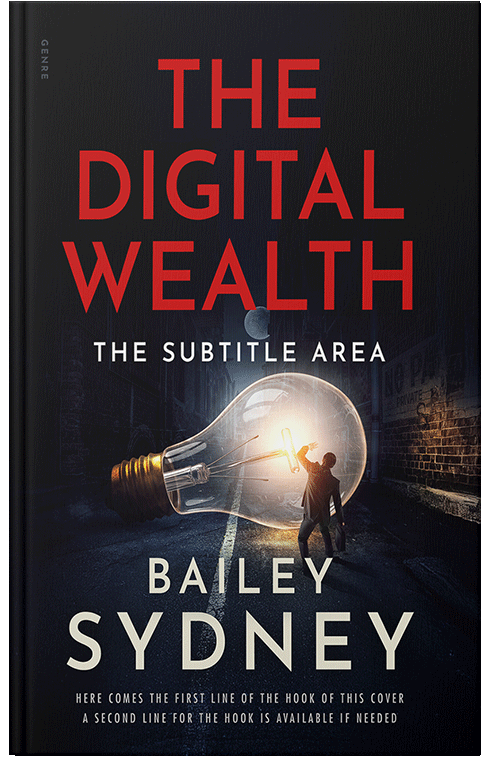 Front view of Premade Surreal Book Cover - Contessa