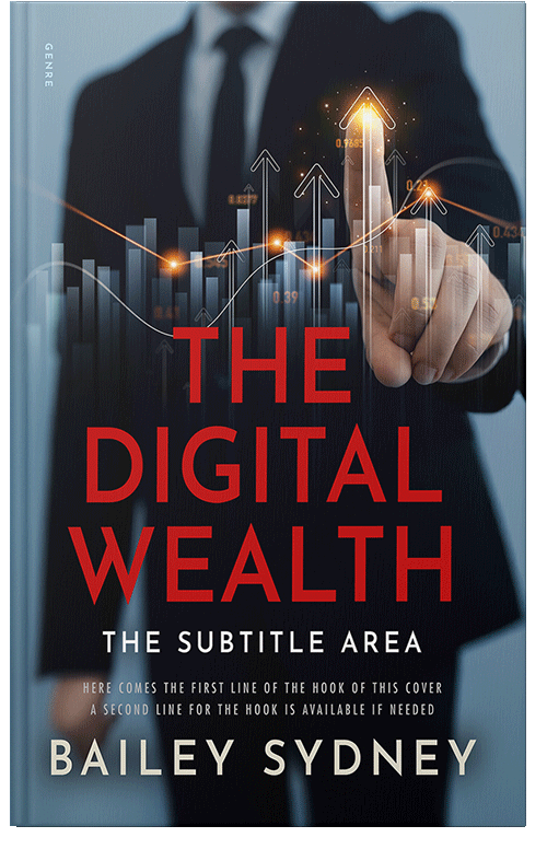 Front view of Premade Business Book Cover - Contessa