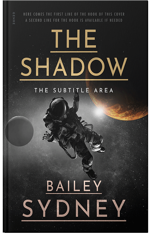 Front view of Premade Science Fiction Book Cover - Cod Gray