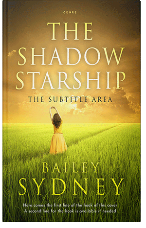 Pre Made Book Cover Old Gold