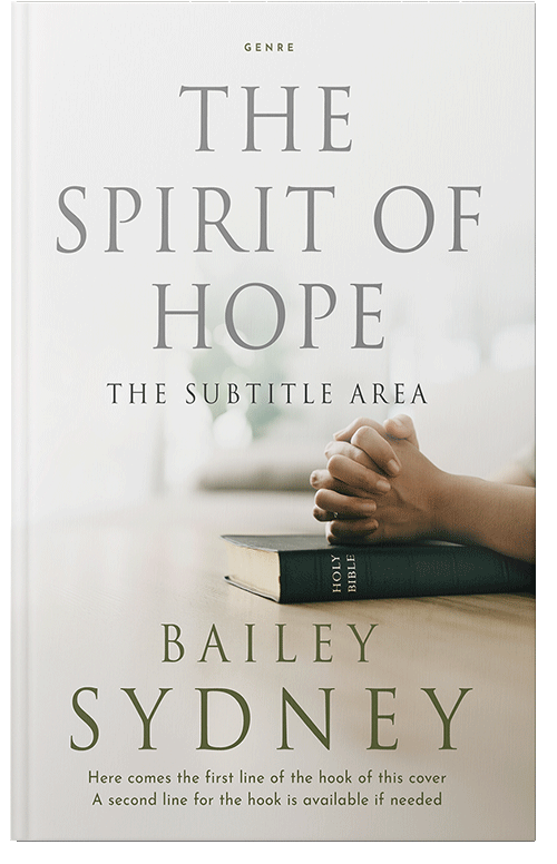 Front view of Premade Religion & Spirituality Book Cover - Cararra