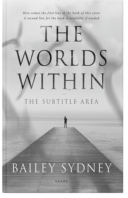 Front view of Premade Poetry Book Cover - Alto