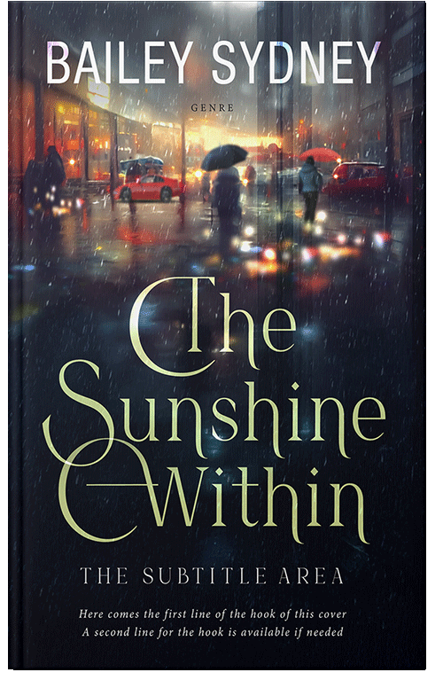 Front view of Premade Literary Fiction Book Cover - Indian Khaki