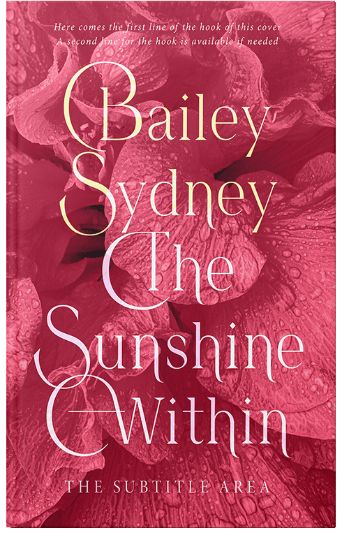 Front view of Premade Nature Book Cover - Brick Red