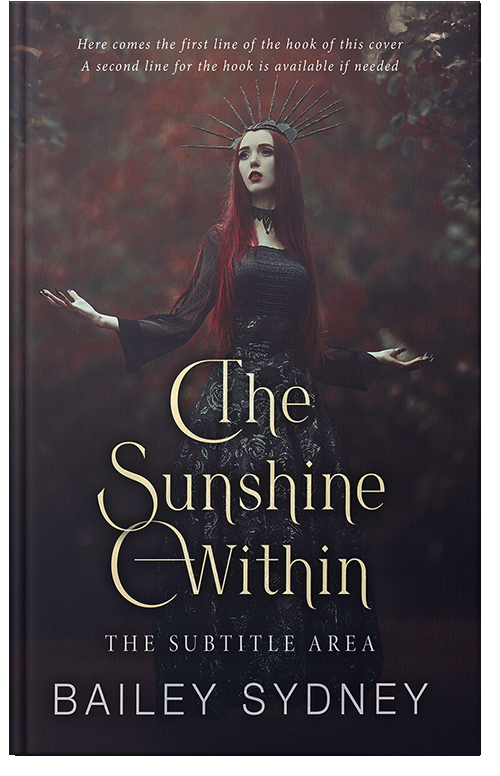 Front view of Premade Fantasy Book Cover - Thunder