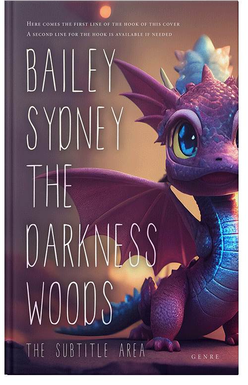 Front view of Premade Fantasy Book Cover - Livid Brown