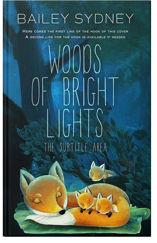 Front view of Premade Children's Book Cover - Tarawera