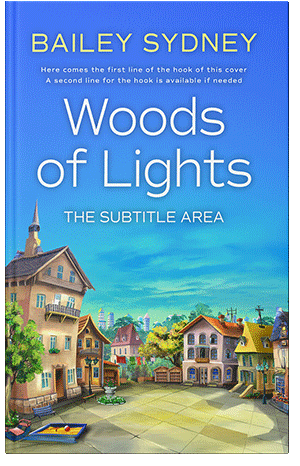 Pre Made Book Cover Picton Blue