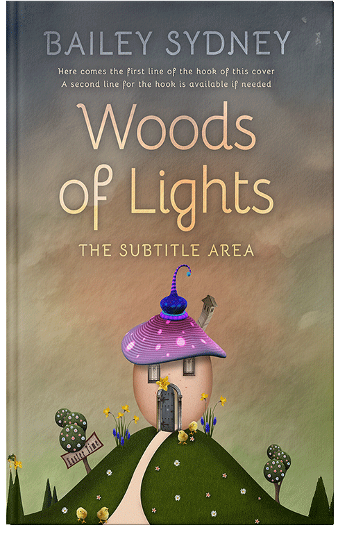 Front view of Premade Fantasy Book Cover - Arrowtown #33404 | BookCoverZone