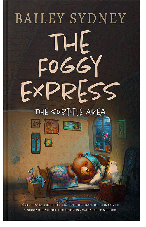 Front view of Premade Children's Book Cover - Twine