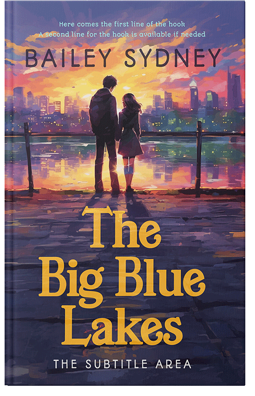 Front view of Premade Romance Book Cover - Unknown