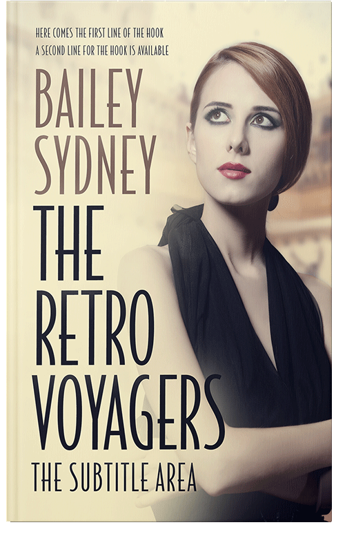 Front view of Premade Chick Lit Book Cover - Steel Gray