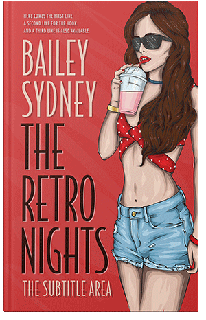 Premade Book Cover Flush Mahogany