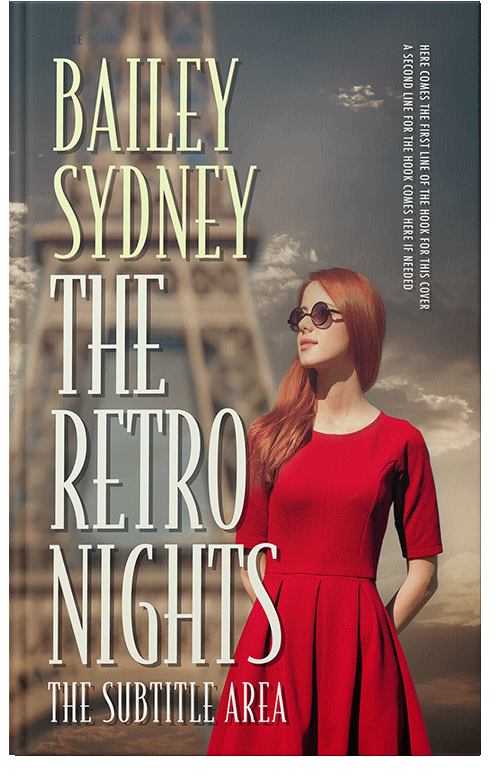 Front view of Premade Chick Lit Book Cover - Russett