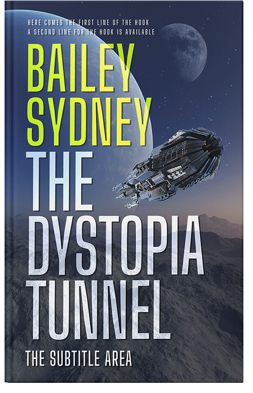 Front view of Premade Science Fiction Book Cover - Pickled Bluewood