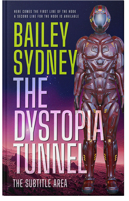 Front view of Premade Science Fiction Book Cover - Revolver