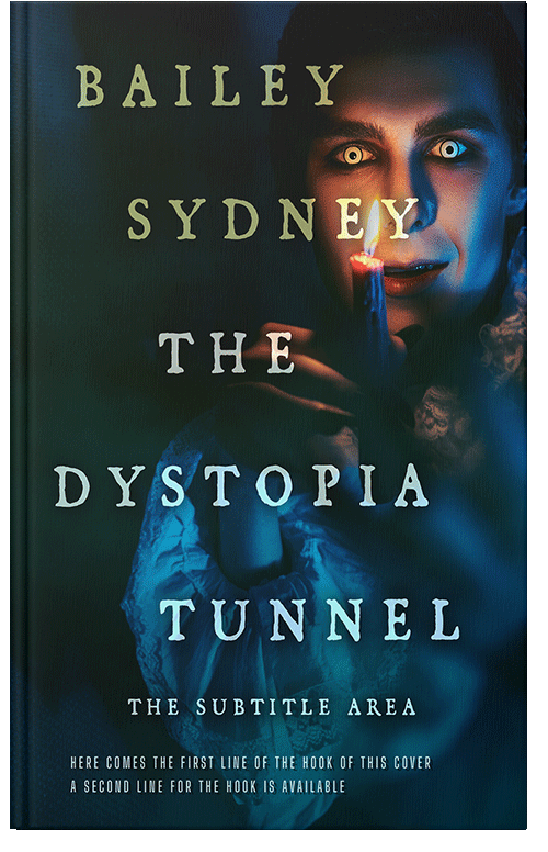 Front view of Premade Horror Book Cover - Firefly