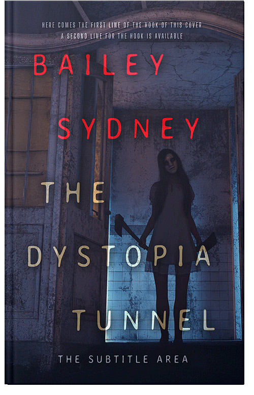 Front view of Premade Mystery & Thriller & Suspense Book Cover - Ebony Clay