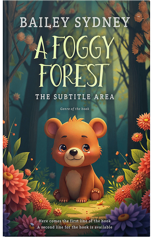 Front view of Premade Nature Book Cover - Outer Space