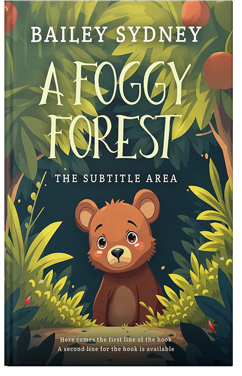 Front view of Premade Nature Book Cover - Outer Space