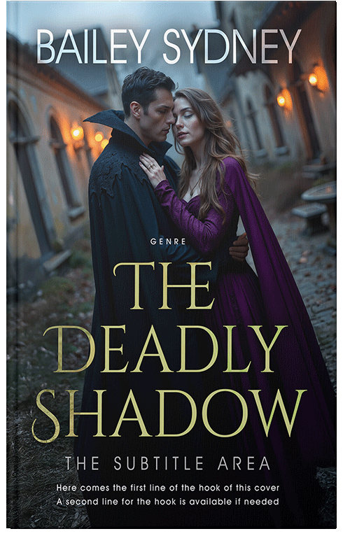 Front view of Premade Romance Book Cover - Woodsmoke