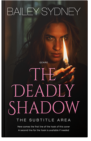 Pre Made Book Cover Black