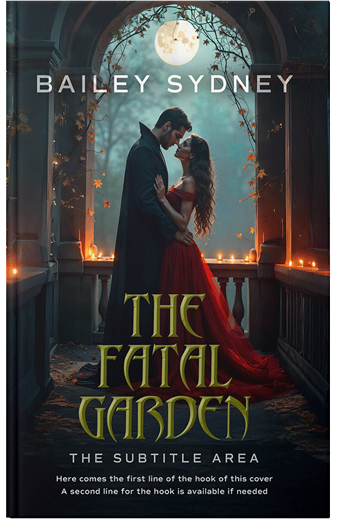 Front view of Premade Romance Book Cover - Baltic Sea