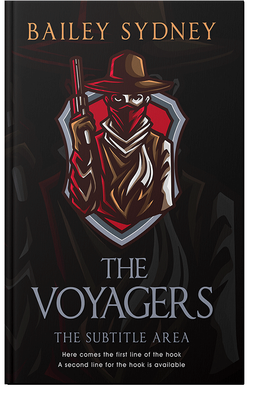 Front view of Premade Action & Adventure Book Cover - Night Rider