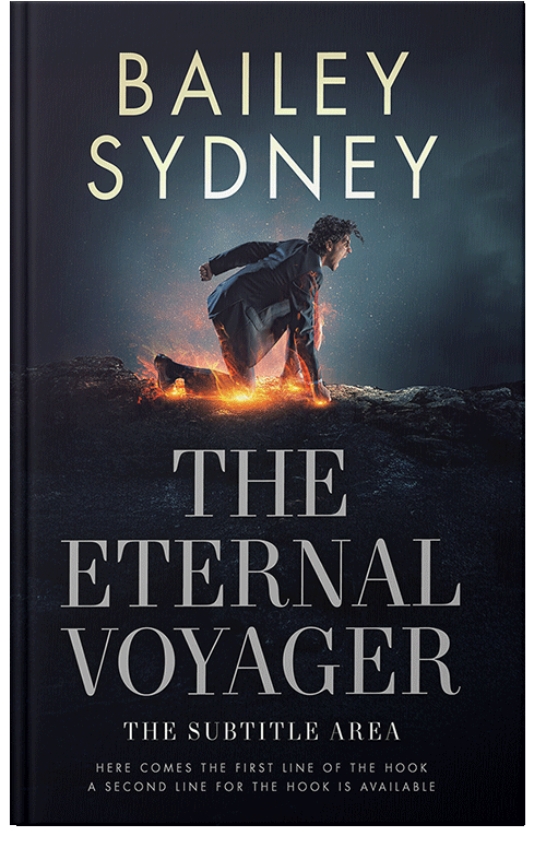 Front view of Premade Fantasy Book Cover - Vulcan