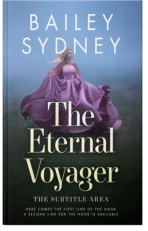 Front view of Premade Teen & Young Adult Book Cover - Outer Space