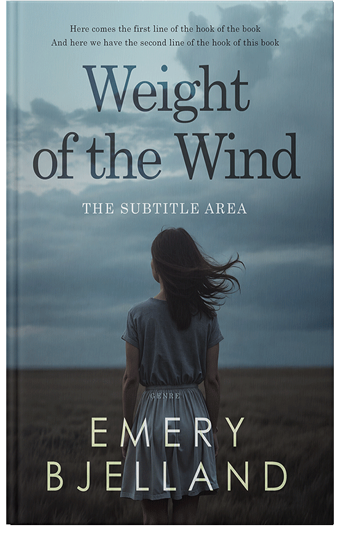 Front view of Slate Gray #33562 - Premade Nature Book Cover