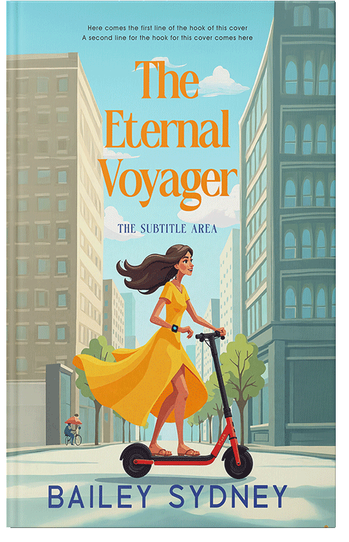 Front view of Premade Travel Book Cover - Gum Leaf