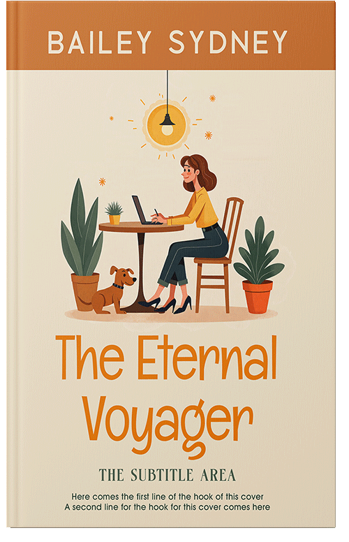 Front view of Premade Literary Fiction Book Cover - Albescent White