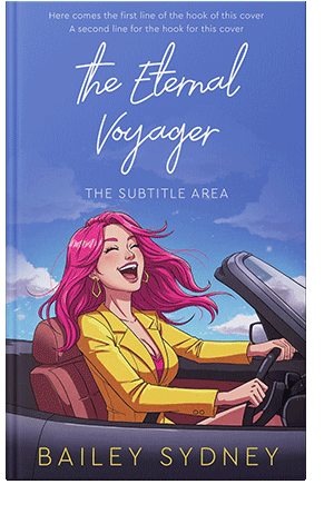 Pre Made Book Cover Indigo