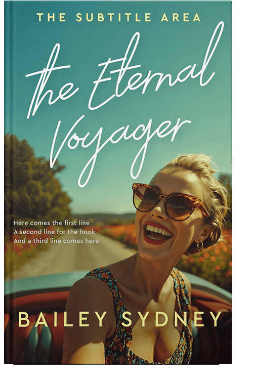 Front view of Premade Travel Book Cover - Spring Leaves