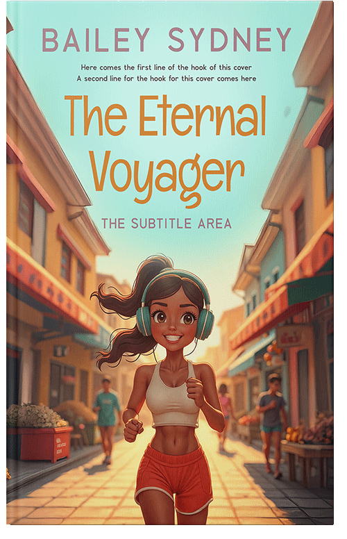 Front view of Premade Chick Lit Book Cover - Surf Crest