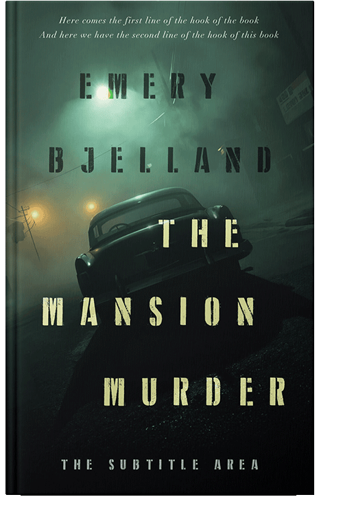 Front view of Premade Mystery & Thriller & Suspense Book Cover - Aztec