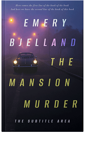 Pre Made Book Cover Mirage