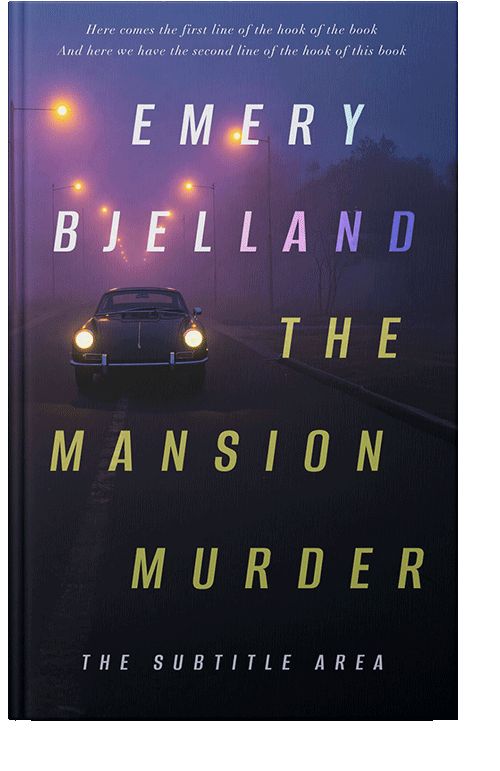 Front view of Premade Mystery & Thriller & Suspense Book Cover - Mirage