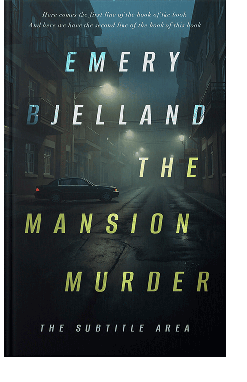 Front view of Premade Mystery & Thriller & Suspense Book Cover - Bunker