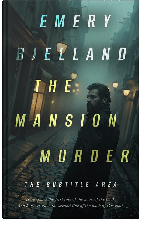 Front view of Premade Mystery & Thriller & Suspense Book Cover - Aztec