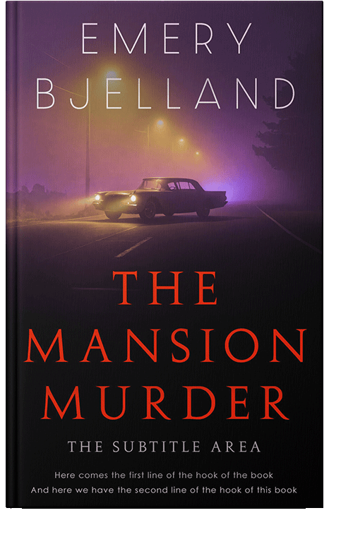 Front view of Premade Mystery & Thriller & Suspense Book Cover - Contessa