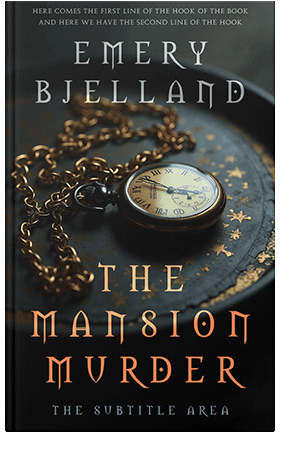 Pre Made Book Cover Log Cabin