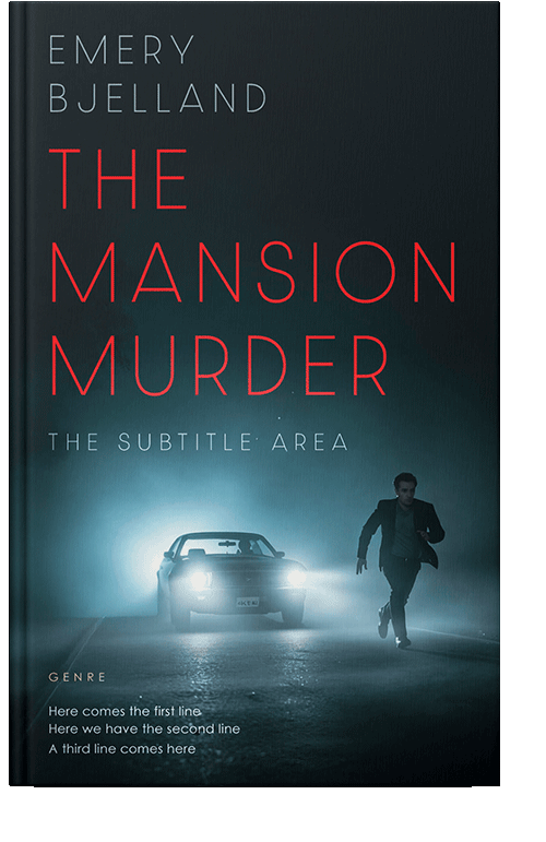 Front view of Premade Mystery & Thriller & Suspense Book Cover - Firefly