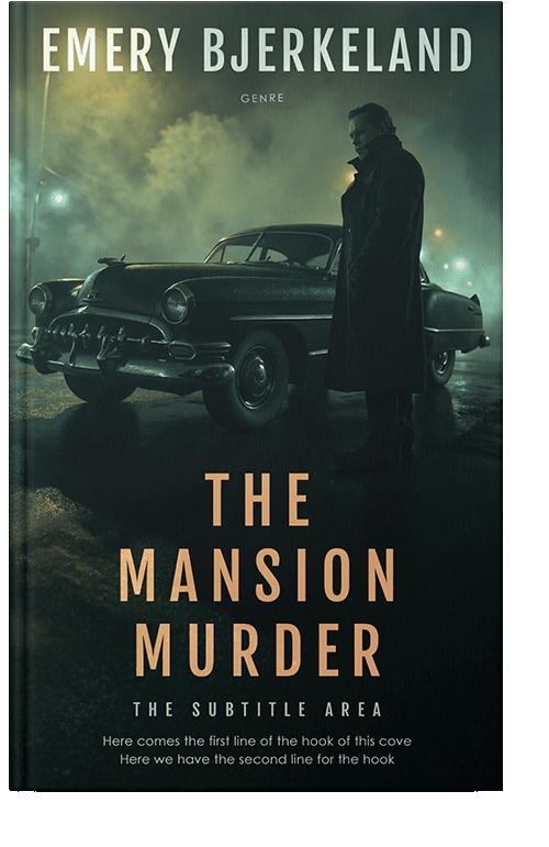 Front view of Premade Mystery & Thriller & Suspense Book Cover - Aztec