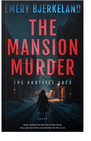 Premade Book Cover Cinnabar
