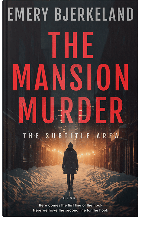 Front view of Premade Mystery & Thriller & Suspense Book Cover - Japonica