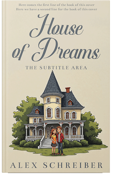 Front view of Premade Romance Book Cover - Aths Special