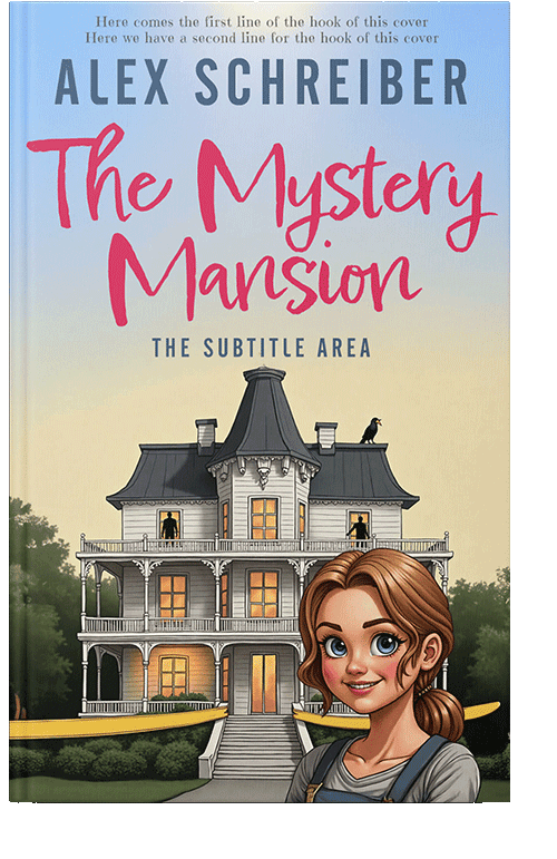 Front view of Premade Mystery & Thriller & Suspense Book Cover - Celeste