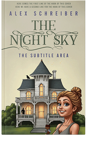 Premade Book Cover Soft Amber